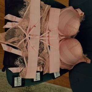 Honey Birdette Belinda Candy Pink Set